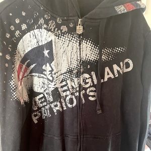 2 Patriots hoodies